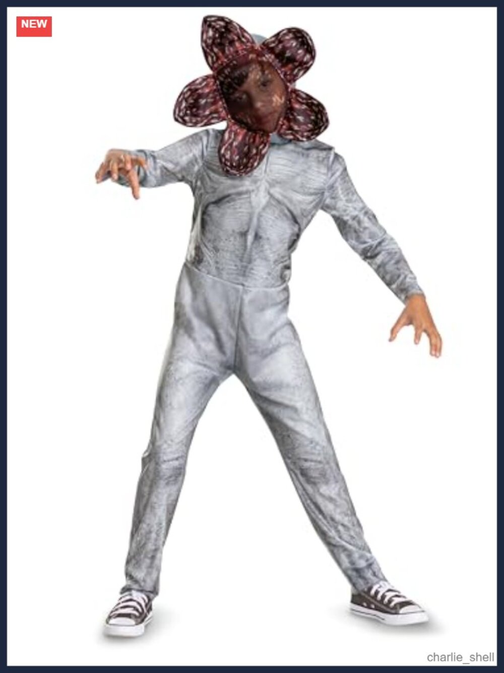 Stranger Things Demogorgon Costume Kids Jumpsuit with Headpiece Halloween